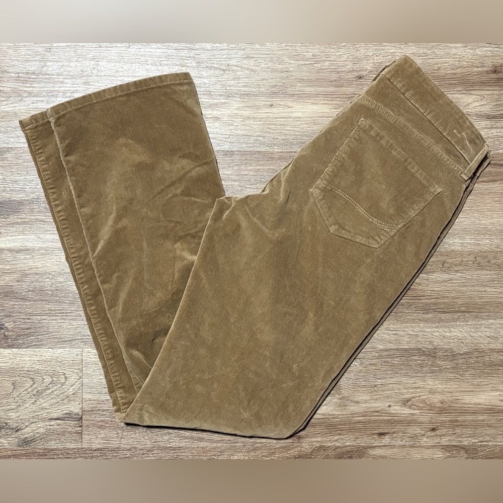 NYDJ Tan Corduroy Bootcut Pants Jeans